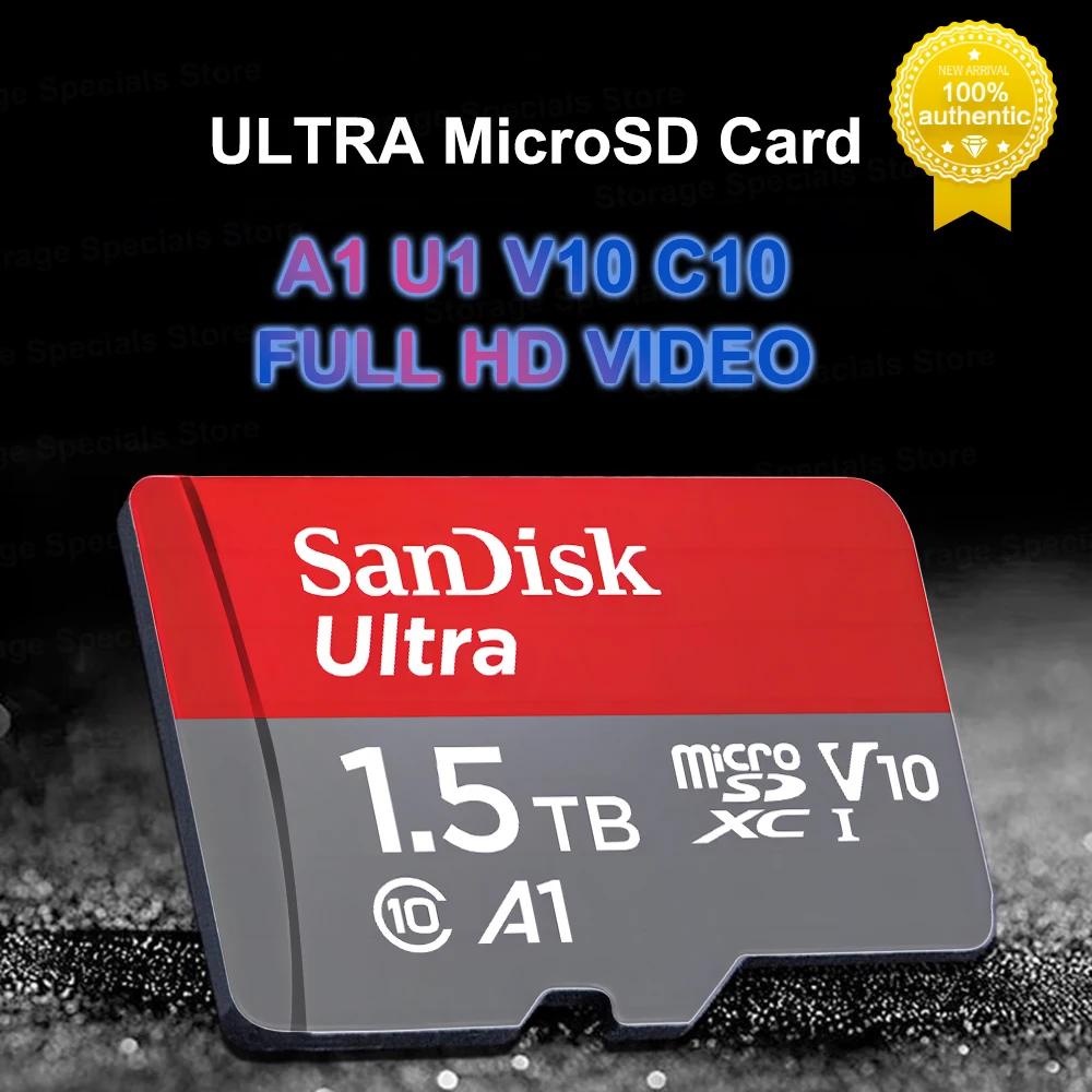 SanDisk ޴ Ʈ 1.5 TB ũ SD ī, UHS-I ޸ ī, 64GB, 128GB, 256GB, 512GB, 1TB C10 U1, Ǯ HD A1 Trans ÷ ī, ǰ